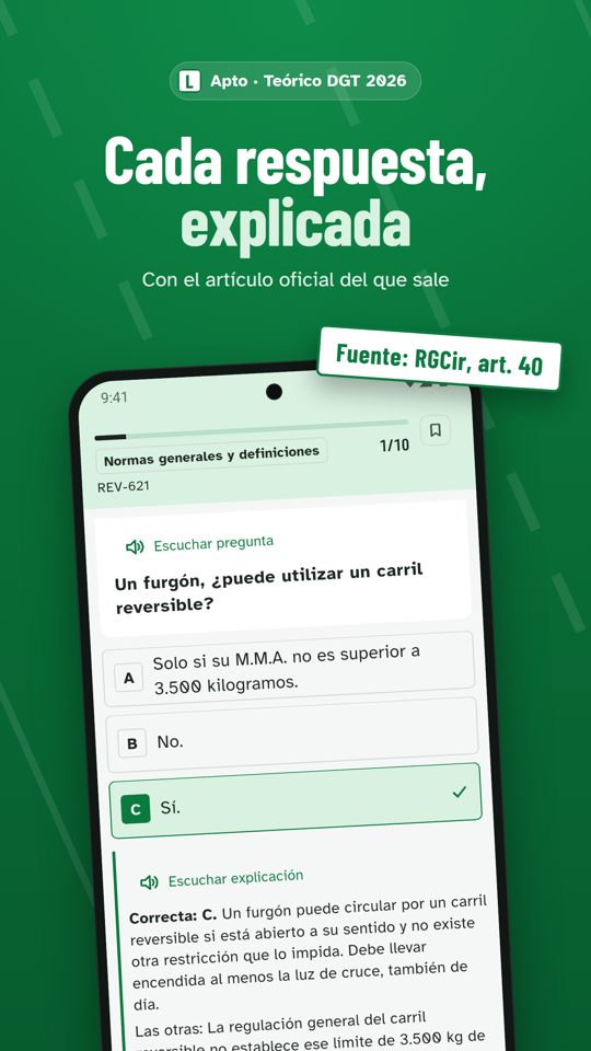 Pregunta explicada con el artículo del BOE del que sale